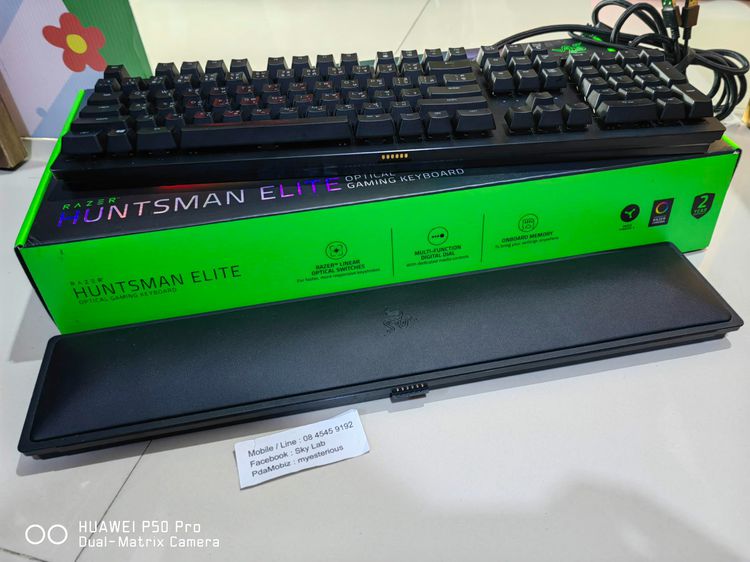 แลก-ขาย Keyboard Gaming Razer Huntsman Elite RGB สวย ยกกล่อง พร้อมที่รองมือ ผ่าน Shopee ได้ รูปที่ 10