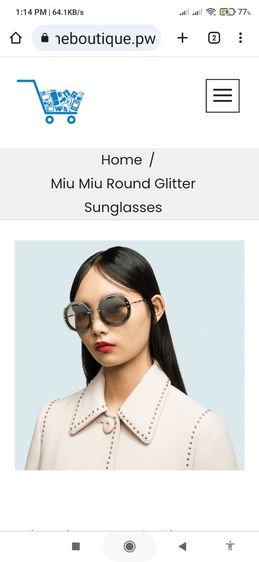 แว่นMui mui แท้สวย รูปที่ 9