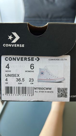 รองเท้า Converse High หุ้มข้อ ไซส์ 36.5 หรือ 230 รูปที่ 8