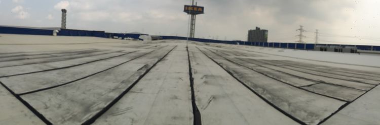 ป้องกันน้ำรั่วซึมด้วยแผ่นเมมเบรนเป่าไฟ นวตกรรมใหมwaterproof membrane,  กันซึมดาดฟ้า กันซึมตกแต่งร้านในห้างหลังคารั่ว ช่างทำกันซึมเมมเบรน รูปที่ 15