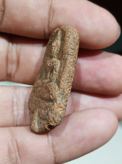 พระขุนแผนใบพุทรา พระบรรจุกรุเจดี เนื้อดิน วัดใหญ่ชัยมงคล จ.อยุธยา รูปที่ 4