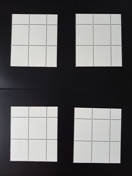 แสตมป์พระรูป ร.9 ชุด 10 block 4 พิมพ์ครั้งที่ 1 รูปที่ 6