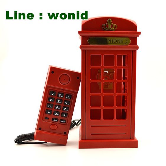  ตู้โทรศัพท์ โคมไฟ ลอนดอน London Booth Telephone Lamp รูปที่ 2