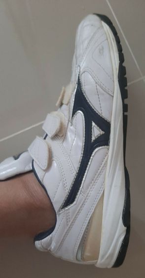 รองเท้า Mizuno Baseball สีขาวโลโก้น้ำเงิน size 42.5​ ความยาว  27​ ซม. รูปที่ 16