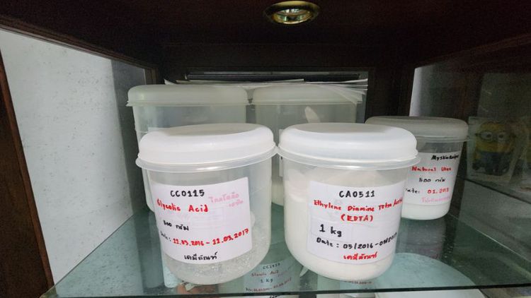 ( ขายยกเช็ทของทั้งหมดในตู้ ) อุปกรณ์ทำสบู่ ผงทำสบู่เหลว ผงวิทยาศาสตร์ ชุดผสมตัวสบู่ ครบชุด  รูปที่ 15