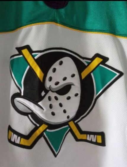 เสื้อกีฬาทีม anaheim ducks NHL ice hockey ป้าย S วัดจริงไซร์ M ทรงสวยสภาพใหม่ รูปที่ 2