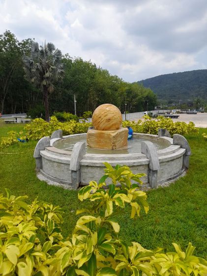 หินหมุน หินกลิ้ง หินหมุนฮวงจุ้ย น้ำพุหินหมุน หินหมุนมงคล น้ำพุ น้ำริน รูปที่ 3