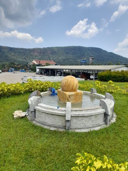 หินหมุน หินกลิ้ง หินหมุนฮวงจุ้ย น้ำพุหินหมุน หินหมุนมงคล น้ำพุ น้ำริน รูปที่ 4