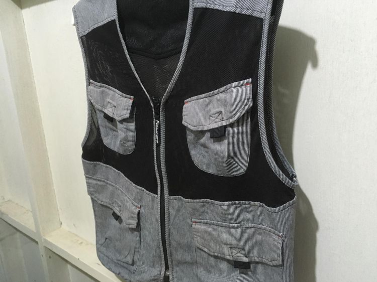 เสื้อกั๊ก(แจ็คเก็ตแขนกุด) แบรนด์ FieldCore สีเทา รูปที่ 5