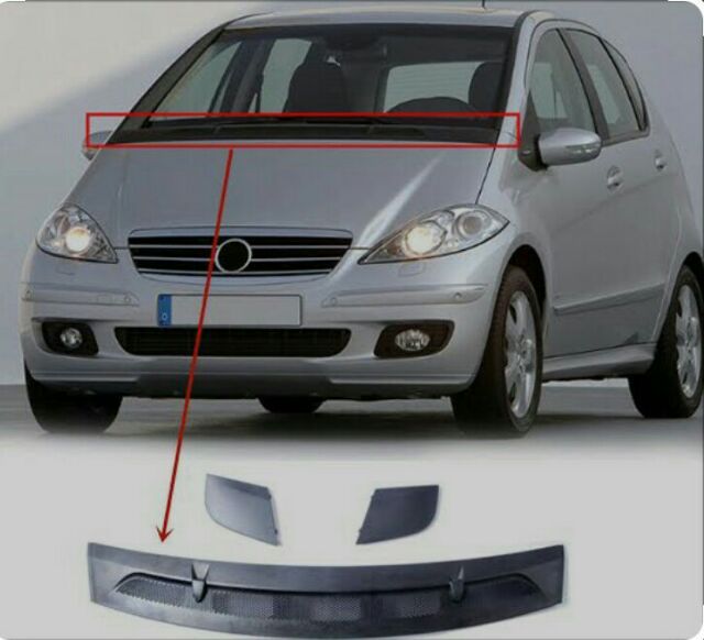 แผงพลาสติกบนฝากระโปรงหน้าชิ้นขวา Benz A Class w169 ปี 05-09  ของแท้  มีตำหนิ ซ่อมเก็บงานทำสีแล้วพร้อมไปใส่ได้ รูปที่ 10