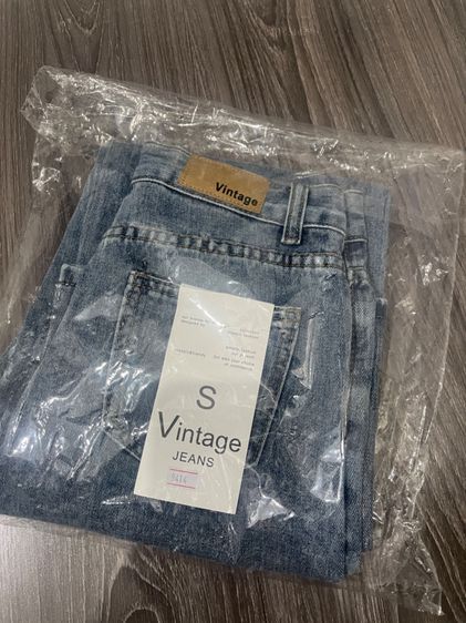กางเกงยีนส์ใหม่ ป้าย Vintage สีซีด สวยมากๆค่าาาา รูปที่ 6