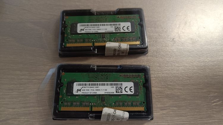 RAM 4GB 1Rx8 DDR3 SO-DIMM PC3-12800 x 2 รูปที่ 2
