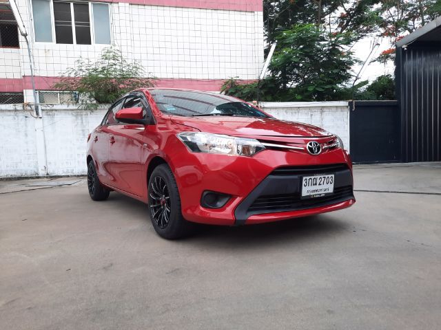 Toyota Vios 2014 1.5 J Sedan เบนซิน ไม่ติดแก๊ส เกียร์อัตโนมัติ แดง