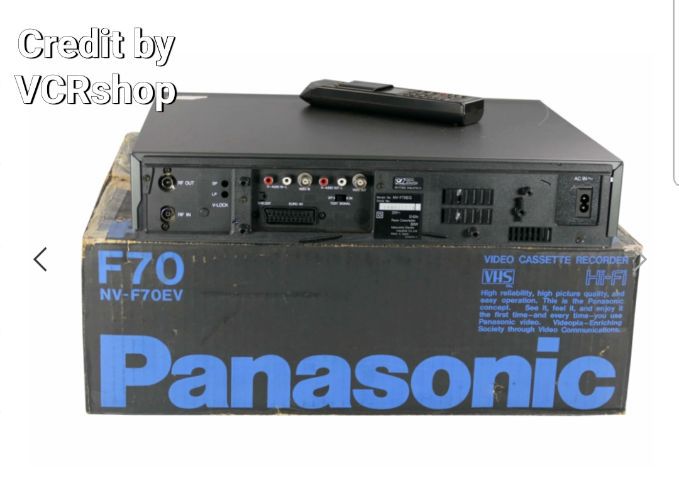 ต้องการซื้อ Panasonic Video Cassette Recorder NV-F70, NV-H65 (เครื่องเล่นวีดีโอเทป) รูปที่ 2