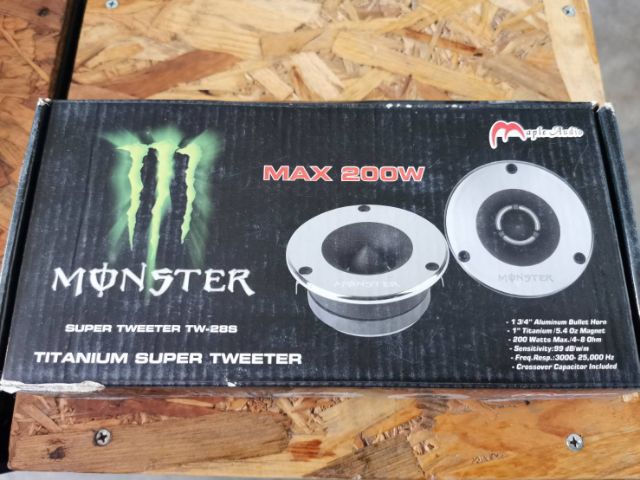 ทวิตเตอร์ Super Tweeter Monster 200 Watts