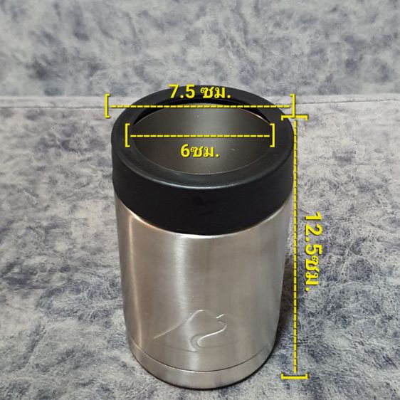 แก้วเก็บความเย็น สำหรับใส่ป๋องเบียร์หรือขวดเบียร์ เก็บความเย็นได้นาน ไม่มีปลายทาง รูปที่ 9