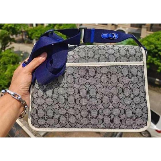 Coach กระเป๋าผู้ชาย (11.5") รูปที่ 12