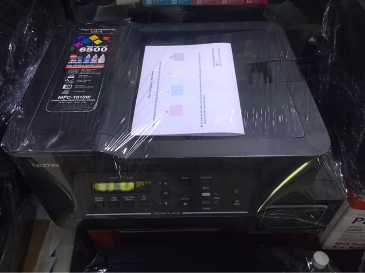พริ้นเตอร์อิงค์แท้งค์ Brother T710w print scan copy fax wifi ADF 