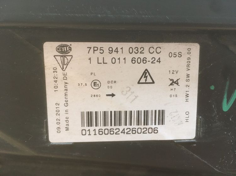 ไฟหน้าขวา ปอร์เช่ คเยน เอส ไฮบริด แท้มือสองญี่ปุ่น รูปที่ 5