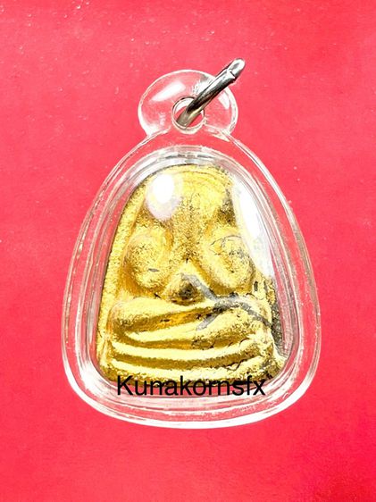 พิมพ์เสริมฐานหลังยันต์อิติเล็ก มีกริ่ง มีจุด ก้นจาร พระปิดตาหลวงปู่เฮี้ยง วัดป่า รูปที่ 4