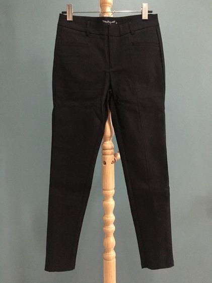 กางเกงขายาว สีดำ ผ้าสเปนเดกผ้าดีเก็บทรง size M เอว30-32" สพ.38-40" ยาว37"