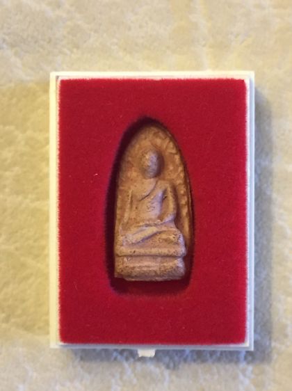 พระรอดลำพูนครูบาดวงดี วัดท่าจำปี เชียงใหม่ ปี2536เนื้อดินเผา รูปที่ 4