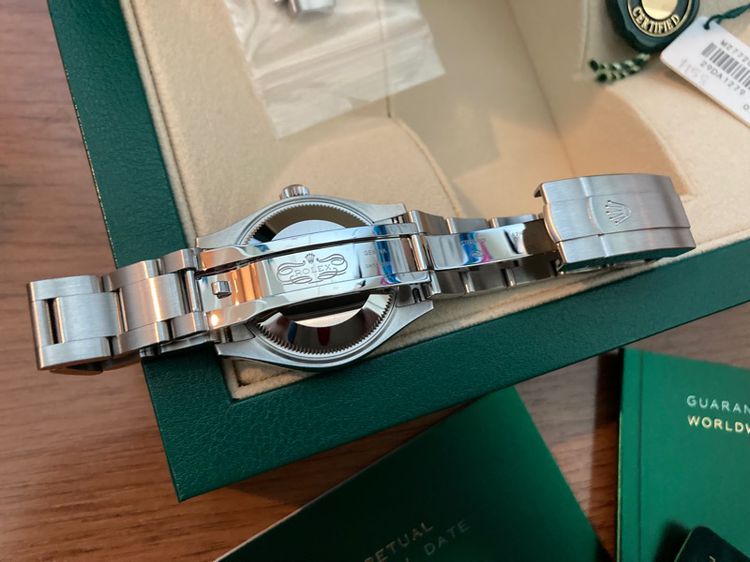 ออกShopไทย Rolex Oyster OP หน้าปัดเขียว ของใหม่ อุปกรณ์ครบ รูปที่ 6