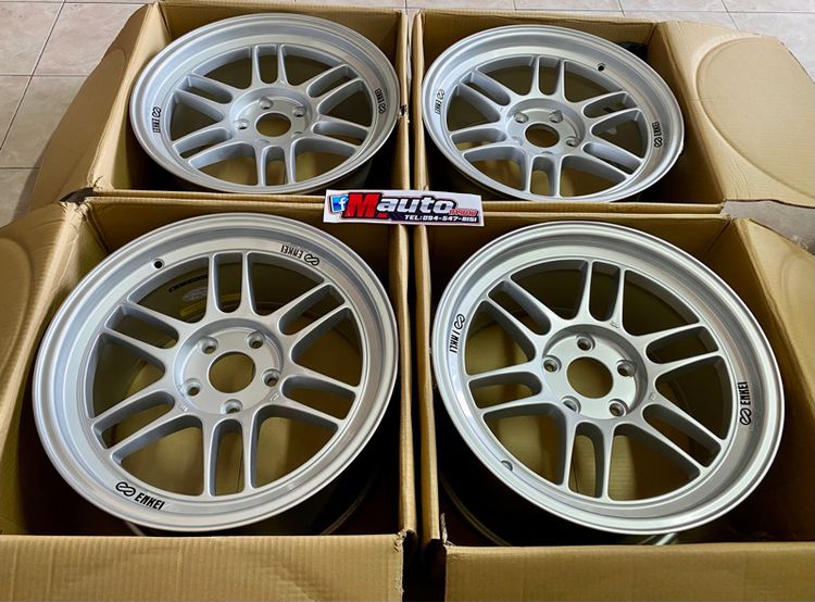 RPF1 17กว้าง9 ออฟ32 4รู100 ล้อใหม่งานKK 18000 รูปที่ 2