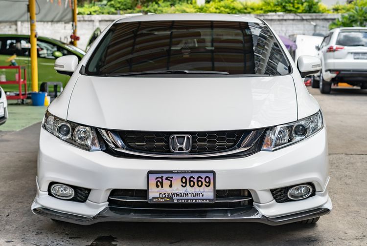Honda Civic 2014 1.8 ES i-VTEC Sedan เบนซิน เกียร์อัตโนมัติ ขาว รูปที่ 1