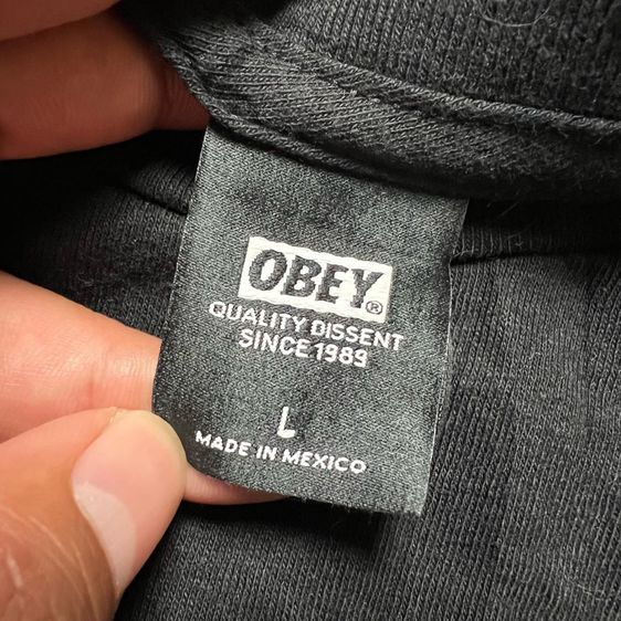 เสื้อ Obey Limited Edition ( ฉลองครบ 30 ปี ) Size L รูปที่ 6