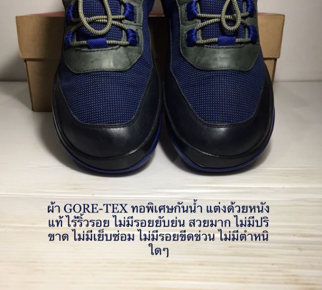 CAMPER Sneakers, WATERPROOF, 43EU(28.0cm) ของแท้ มือ 2 สภาพเยี่ยม รุ่น Peu Pista GORE-TEX, รองเท้า CAMPER ผ้าแต่งด้วยหนังแท้ พื้นเต็ม สวยมาก รูปที่ 5
