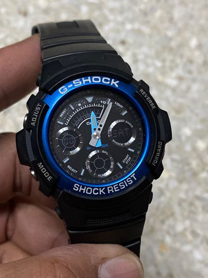 G-Shock ดำ นาฬิกายี่ห้อ  G Shock  AW591 ของแท้มือสอง  สภาพยังสวย  850฿