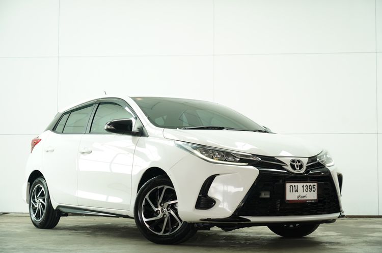 Toyota Yaris 2020 1.2 Mid Sedan เบนซิน ไม่ติดแก๊ส เกียร์อัตโนมัติ ขาว รูปที่ 1