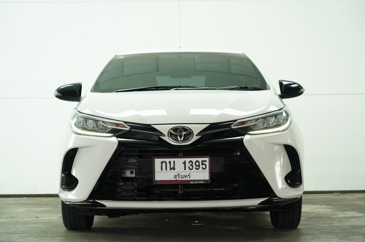 Toyota Yaris 2020 1.2 Mid Sedan เบนซิน ไม่ติดแก๊ส เกียร์อัตโนมัติ ขาว รูปที่ 3