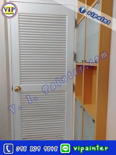 พ่นสีประตูไม้ รับทำสีประตูไม้ ชางทำสีประตู ให้บริการ ในพื้นที่ ปทุมธานี รังสิต ดอนเมือง นนทบุรี กทม.  รูปที่ 15