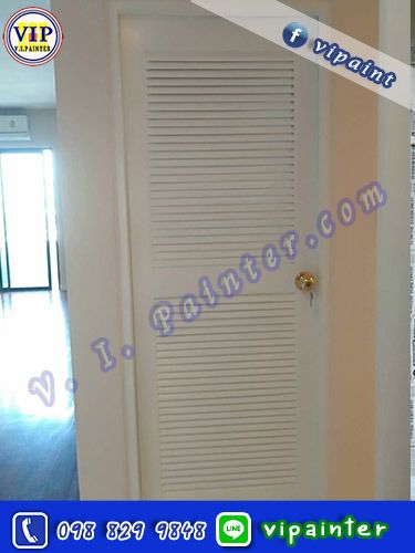 พ่นสีประตูไม้ รับทำสีประตูไม้ ชางทำสีประตู ให้บริการ ในพื้นที่ ปทุมธานี รังสิต ดอนเมือง นนทบุรี กทม.  รูปที่ 12