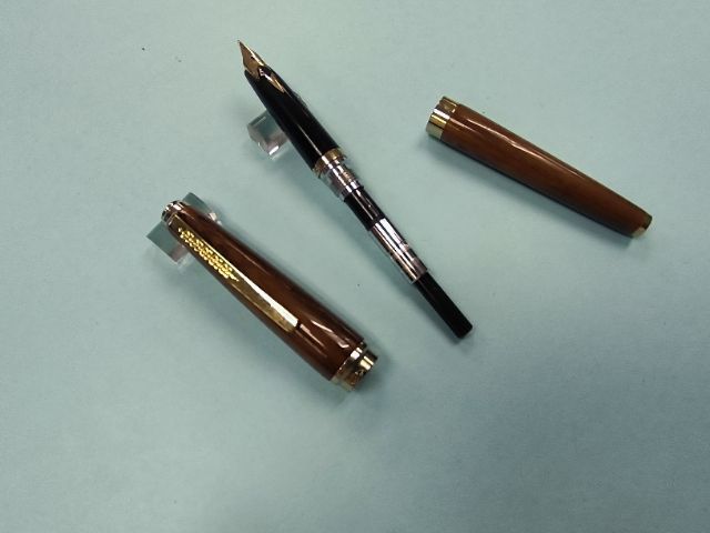  ปากกาหมึกซึม Sailor tagayasan ironwood fountainpen หัว 18k สภาพสวย หายาก รูปที่ 6