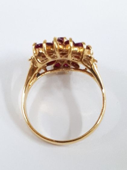 (161) เเหวนทับทิม ทอง 90 รูปที่ 2