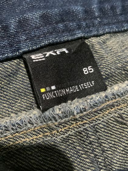 กางเกงยีนส์ EXR  สีเข้มฟอกเฟตสวย ดีไซน์สวย มีแถบสะท้อนแสง รูปที่ 15