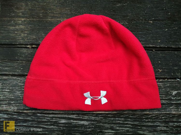 หมวกอุ่น กีฬา UNDER ARMOUR สีแดง หมวกมือสอง หมวกกันหนาว รูปที่ 2