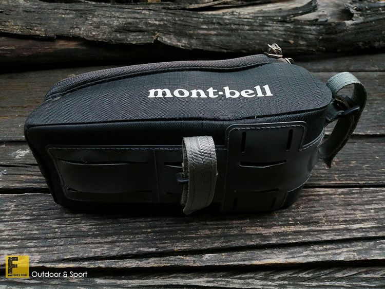 กระเป๋าจักรยาน mont-bell สีดำ ติดท่อบนอานจักรยาน ใส่สมาร์ทโฟน รูปที่ 2