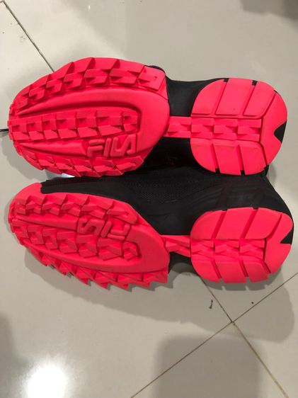 FILA Disruptor Ballistic Black-Pink High Top Sneaker Boots รูปที่ 2