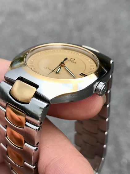 ขาย นาฬิกาผู้ชาย OMEGA Seamaster หน้าทอง 18K Twotone รูปที่ 4