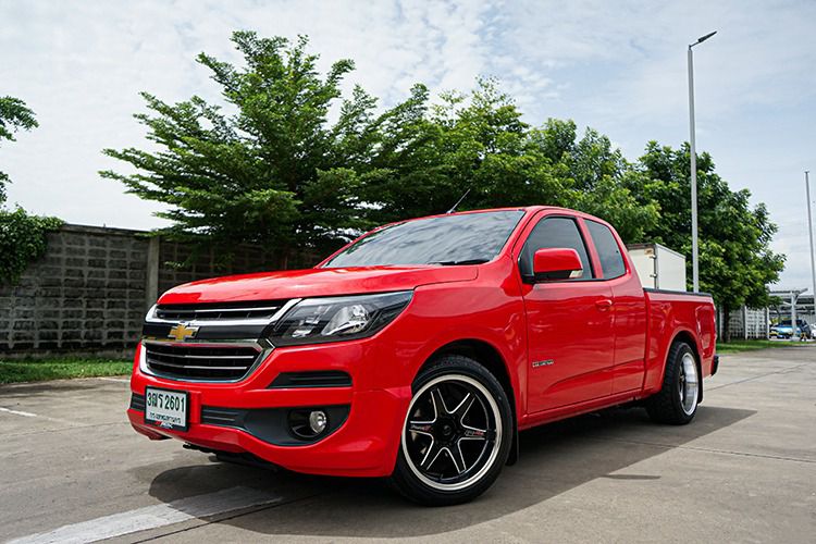 Chevrolet Colorado 2019 2.5 LT Pickup ดีเซล ไม่ติดแก๊ส เกียร์ธรรมดา แดง