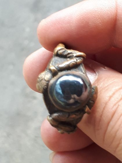 แหวนนาคเกี้ยว หัวเมฆพัตร เนื้อทองผสม หลวงพ่ออิ่ม วัดหัวเขา จ.สุพรรณ ปี 244x ยุคต้น ขนาดใหญ่ มีน้ำหนัก เก่า สภาพสวยมาก แท้ หนา มีน้ำหนัก รูปแ รูปที่ 4