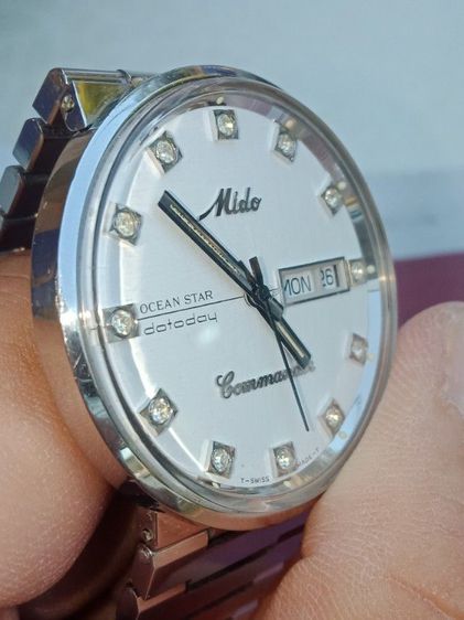 นาฬิกา MIDO COMMANDER 8269 serial.no.9334732 หน้าแป้งหลักพลอยขาว รูปที่ 4