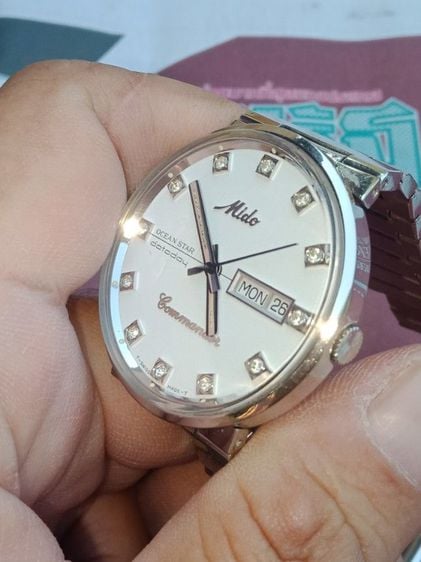 นาฬิกา MIDO COMMANDER 8269 serial.no.9334732 หน้าแป้งหลักพลอยขาว รูปที่ 5