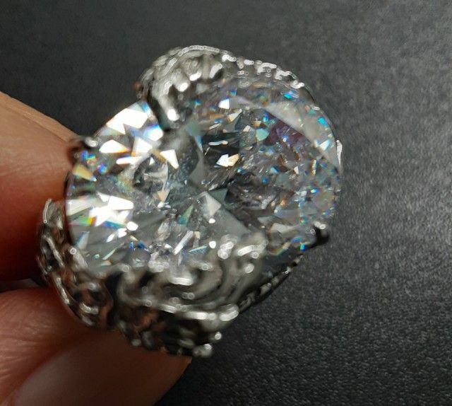 แหวนเงินczทรงรี รูปที่ 16