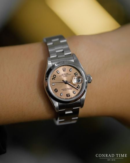 Rolex Oyster Perpetual 79160 Salmon Dial 2002 26mm.