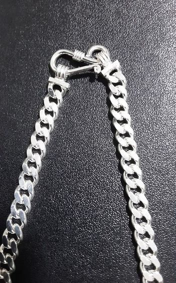 SILVER เงินแท้ ลายยอดนิยม สวย แน่น ทนทาน ไม่ล้าสมัย 24 นิ้ว 5มิล กำลังสวยงาม รูปที่ 3